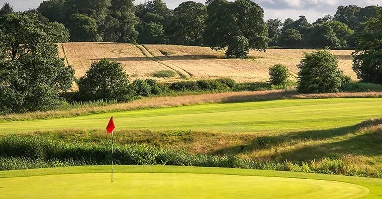 Championship Course - 14th Hole - HiO Golf £10,000 hole-in-one competition hole at Portal Golf & Spa Resort